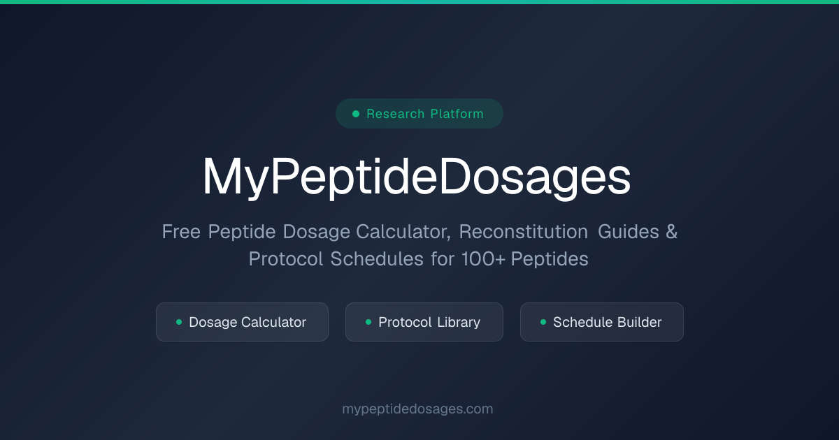 ghk cu copper peptide injection Peptide Dosage Calendar main image 0